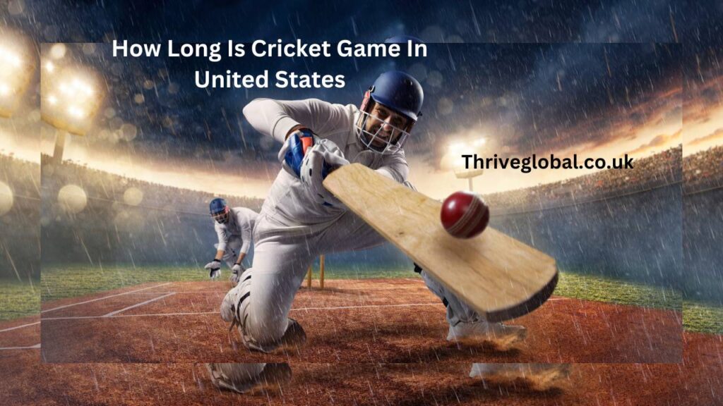 How Long Is Cricket Game In United States