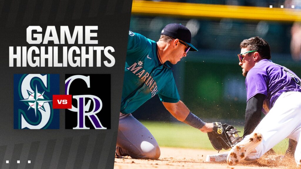 Seattle Mariners vs Colorado Rockies Match Player Stats and Highlights