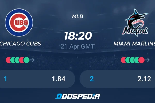 miami marlins vs chicago cubs match player stats