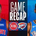 Okc Thunder VS Detroit Pistons Match Player Stats