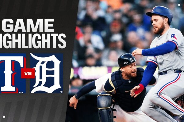 texas rangers vs detroit tigers match player stats