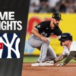 Highlight White Sox VS Yankees Match Player Stats